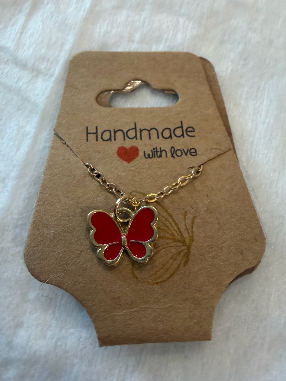 ❤️FLUTTERBY❤️ Gold Pendant Necklace